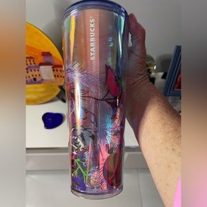 Starbucks Venti Cup with Flower straw topper